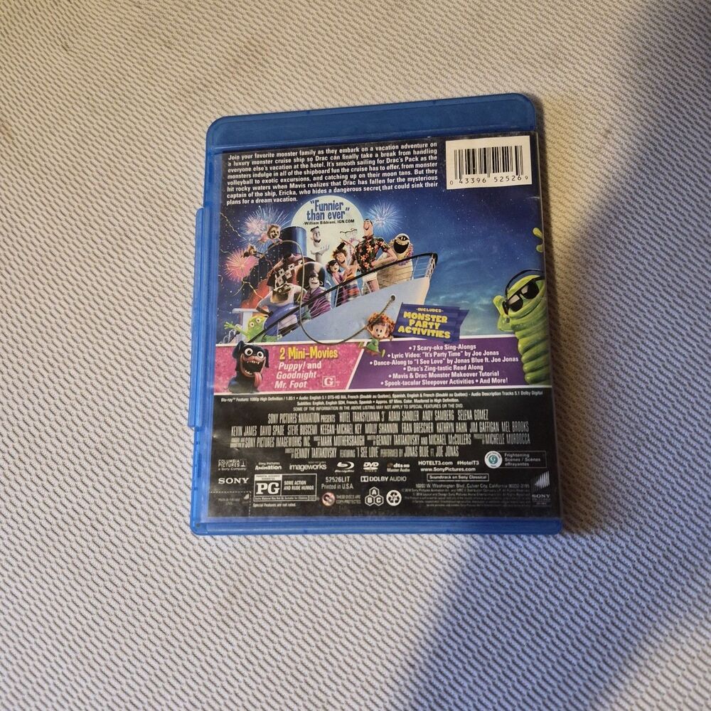 Hotel Transylvania 3: Summer Vacation (Blu-ray, 2018) - Picture 2 of 6